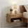 FineBuy Nachtschrank FB117940 50 x 35 x 25 cm Braun