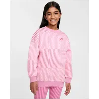 Nike Mädchen Pullover Club Fleece FZ5575-646 122-128 - magic Flamingo