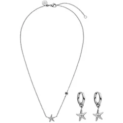 Purelei Set Mahina Club Beach Star mit Seestern-Anhänger Silber Damen 