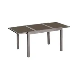 Merxx Gartenmöbel-Set Taviano 5-teilig Grau Ausziehtisch