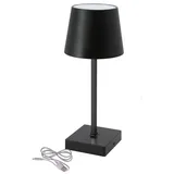 Spetebo LED Tischleuchte Schwarz