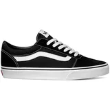 Suede/Canvas black/white 46