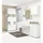 abamihome Akord Hängeschrank, Weiß Holzwerkstoff, 2 Fächer, Rechteckig, 30x60x22.5 cm, Badezimmer, Badezimmerschränke, Hängeschränke