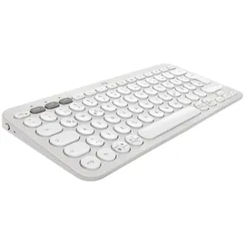 Logitech Pebble Keys 2 K380s weiß, Logi Bolt, USB/Bluetooth, DE (920-011796)