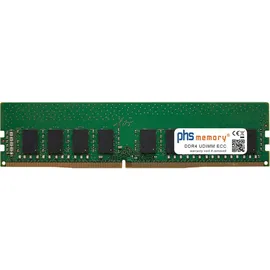 PHS-ELECTRONIC PHS-memory RAM Speicher kompatibel mit Synology RackStation RS4021xs+ DDR4 UDIMM ECC 2666MHz PC4-21300E
