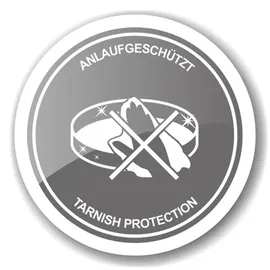 Edzard Telleretagere Sina (Höhe 42 cm) schwerversilbert, für 3 Teller Ø 20 bis 28 cm, Tellerhalter Etagere