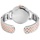 Excellanc Spangenuhr mit Metallarmband - Bunt/Weiß