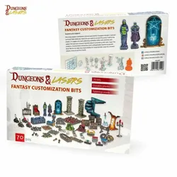 Dungeons & Lasers - Dungeon Props (Unbemalt) - Fantasy Customization Bits
