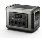R1500 Portable Power Station, 1152 Wh LiFePO4 Battery with 1800 w (3000 w Peak) ac Output Solar Generator, 43 dB Quiet Operation Mobile Emergency