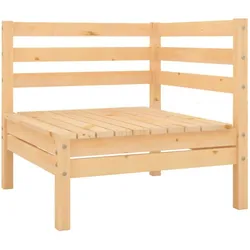 vidaXL Garten-Ecksofas 2 Stk. Massivholz Kiefer