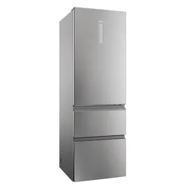 Haier HTW5618DNMG 3D 60 Serie 5 Kühl-Gefrierkombination (360 l, 1850 mm hoch, Inox)