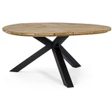 BIZZOTTO Palmdale Gartentisch 160 x 160 x 77 cm Schwarz