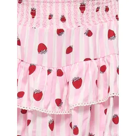 KIDS ONLY Sommerrock Mädchen Gestreift Romance Rose/Stripes Barely Pink 158