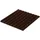 KLEINE WOLKE Badematte Cord Braun 60 x 60 cm
