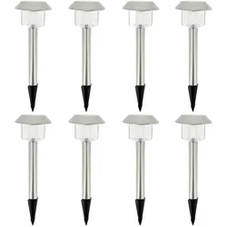 Lumisky 8 Solar-Beacons zum Aufstellen H39CM Grau Lumi jardin