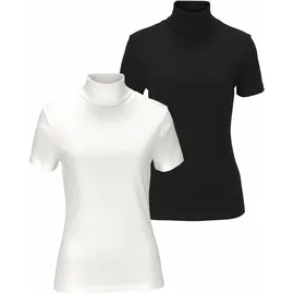 FLASHLIGHTS Rollkragenshirt Schwarz XL