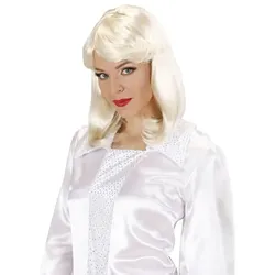 Blonde 70er Jahre Popstar Perücke - OS