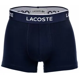 Lacoste Retro Boxershorts marine/rouge/methylene S 3er Pack