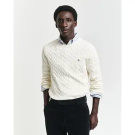 GANT Herren Cotton Cable C-neck Pullover, L