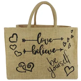 Domelo Einkaufskorb Love Herz beige