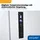 Exquisit EMD470-170-200E Multi Door (466 l, 1930 mm hoch, Inox weiß)