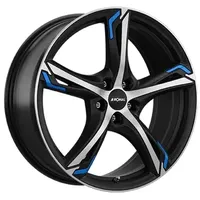Ronal R62 7,5 x 18 5 x 112 ET51 MB76,0 Blau/Schwarz Matt