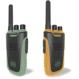KIDYWOLF Walkie-Talkies mit Taschenlampe grün/orange