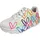 SKECHERS Uno Lite Spread The Love White Synthetic/Multi Trim 32