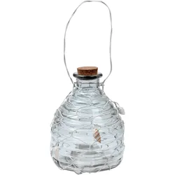 Wespenfalle MARITIM aus Glas - Wespenfänger 13x17 cm - giftfrei - unschädlich für Bienen