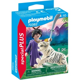 Playmobil Special Plus Asiakämpferin mit Tiger 70382