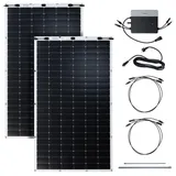 Bosch Home Comfort Solar 4000 P 7733703075 Solar-Set 600 Wp inkl. Anschlusskabel, inkl. Wechselricht