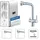 neueswasser group AORA GT600 Direct Flow Osmoseanlage, inkl. 3-Wege-Edelstahl-Armatur – Chrom