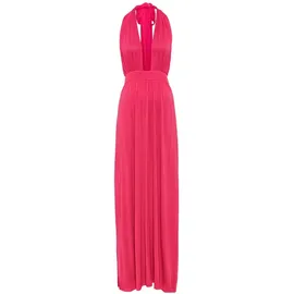 lscn by lascana Neckholderkleid Maxi Himbeere 42