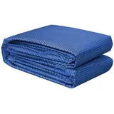 poolpanda Pool Solarfolie 800 x 400 cm rechteckig | 400 my | schwarz/blau | 12 mm Luftblasen