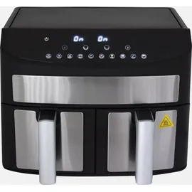 expo-bˆrse Doppel Heißluftfritteuse 2x3,8 Ltr. schwarz