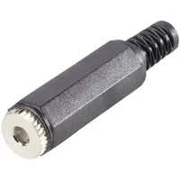 TRU Components 1578806 Klinken-Steckverbinder 3.5 mm Buchse, gerade Polzahl: