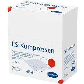 Hartmann ES-KOMPRESSEN steril 10x10 cm 8fach