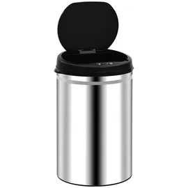vidaXL Automatischer Sensor-Mülleimer 30 l Silber