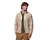 Columbia Sequoia Grove Printed Fleecejacke Dark Stone Horizons M