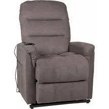 Duo Collection TV-Sessel Stoff 80 x 115 x 93 cm graubraun