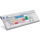 LogicKeyboard LKB-NEWSC-AJPU-FR Volle Größe (100%) - USB, - Scherenschlüsselschalter - AZERTY - Silber