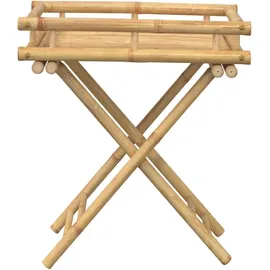 vidaXL Tabletttisch Klappbar 60x40x68 cm Bambus