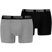 Puma MEN EVERYDAY BASIC BOXERS 2P Grey Melange / Black M