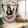 Tectake tectake® Hängesessel Malika, Boho-Style, Belastbarkeit 150kg