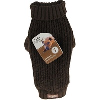 All for Paws Knitted Dog Sweater Fishermans Brown L 35.6CM - (632.9136) (Hundepullover), Hundebekleidung