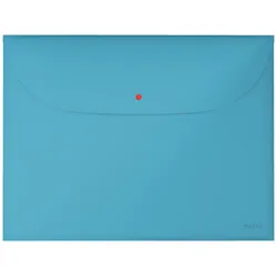 LEITZ Dokumentenhülle Cosy, A4, 2 Taschen, blau, 1 Packung = 3 Stück