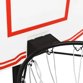 vidaXL Basketballkorb Weiß 90 x 60 x 2 cm