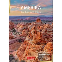 Harenberg Amerika Wochenplaner 2027 Weiß