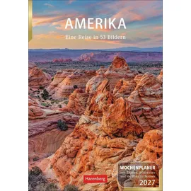 Harenberg Amerika Wochenplaner 2027 Weiß