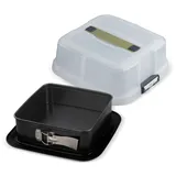 Zenker Click & Go Quadratische Springform mit Haube 24 x 24 x 8 cm